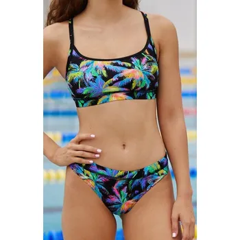 Dámské plavky FUNKITA Paradise Please Sports Top and Brief Two velikost: D 34 - EU