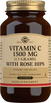 Solgar Vitamin C se šípky 1500 mg 180 tbl.