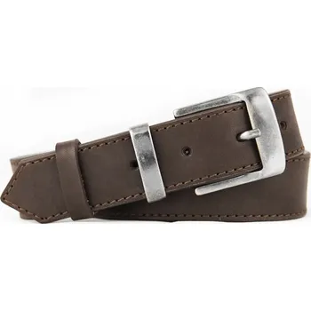Opasek Pánský hnědý kožený pásek (GP137)