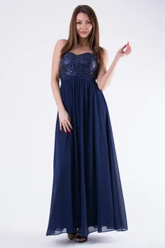 Dámské šaty Eva & Lola 58004 tmavě modré
