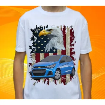 Pánské tričko tričko Chevrolet Spark 128 (Tričko s osobním autem )