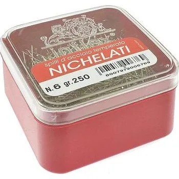 Texi Ocelový špendlík, poniklovaný, 30x0,6 mm (box 250 g)