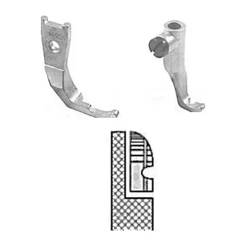 Příslušenství k šicímu stroji Pfaff Půl patky pro šicí stroje, pravé 5841+5842