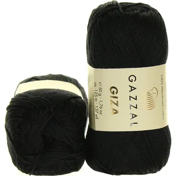 Příze Gazzal Giza 2457 černá