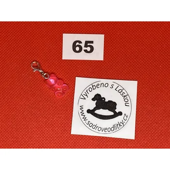 HandMade by VeJa Přívěšek s karabinkou č.65