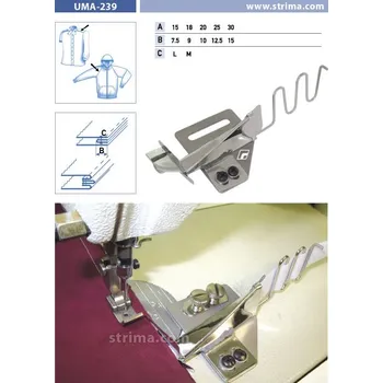 Texi Zakladač pro výpustky pro šicí stroje UMA-239 20/10 L
