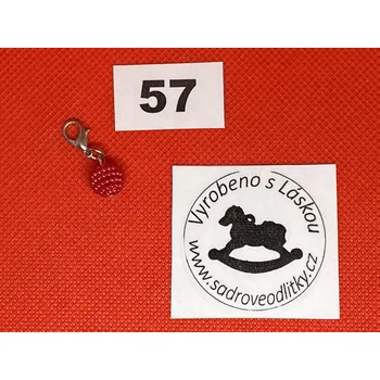 HandMade by VeJa Přívěšek s karabinkou č.57