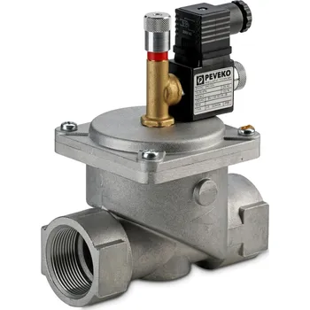 Instalatérský materiál EVHNC /L | Havarijní plynový ventil, 50 kPa, závit, DN 15 ÷ DN 50, NC Dimenze (DN) - připojení: DN 15 - 1/2" Rp, Napájecí napětí: 230 VAC