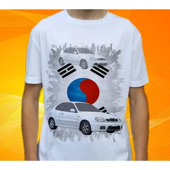 Pánské tričko tričko Daewoo Lanos 134 (tričko s osobním autem )