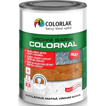 Lak na dřevo Colorlak COLORNAL MAT V2030 Barva: antracit RAL 7016, Balení: 2,5 l
