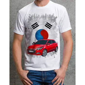 Pánské tričko tričko Hyundai i20 XXL (tričko s osobním autem)