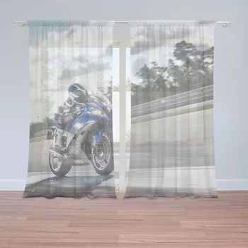 Záclona Záclony Motorkář: 2 ks - 150x250 cm - Sablio