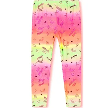 Dívčí legíny Dívčí legíny - KUGO KK9957, růžová / batika Barva: Růžová, Velikost: 122