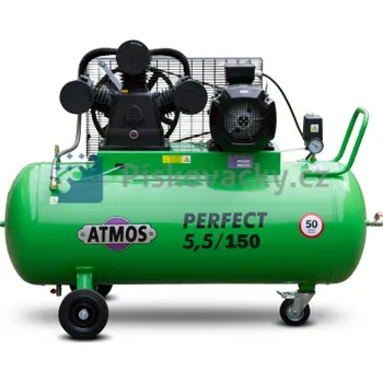 Kompresor Elektrický, pístový, průmyslový kompresor ATMOS-Perfect 5,5 / 150 M P - 5,5/150 Kompresor elektrický, pístový, průmyslový - ATMOS Perfect 5,5/150 M