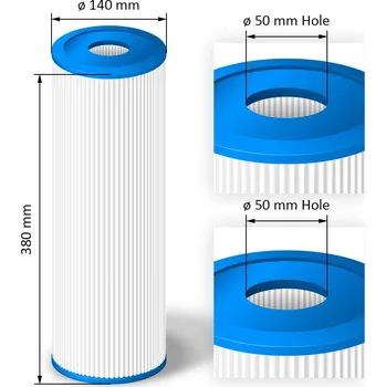 Bazénová filtrace Crystalline Pool Spa Filter Filtrační kartuše SC777