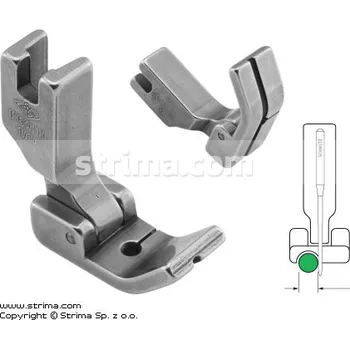 Příslušenství k šicímu stroji Texi Kloubová patka pro všívání kedru pro šicí stroje, levá 1.6mm P69LH1/16