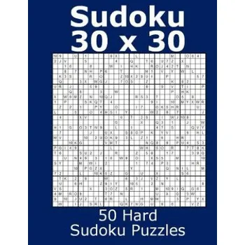 Sudoku Sudoku 30 x 30 50 Hard Sudoku Puzzles – Jacob James (EN)