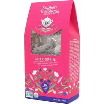 Čaj English Tea Shop Bio Ovocný čaj 15x3g - Super Berries