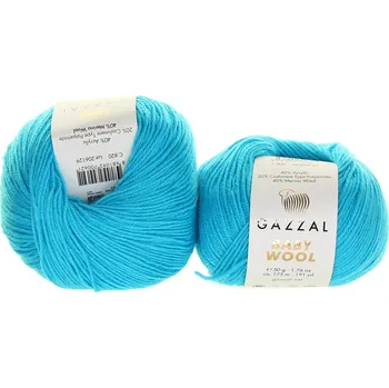 Příze Gazzal Baby Wool 820 tyrkysová
