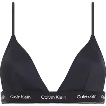 Dámské plavky Dámská plavková podprsenka KW0KW02424 BEH černá - Calvin Klein S