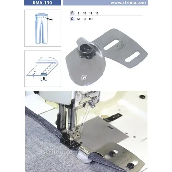 Příslušenství k šicímu stroji Texi Zakladač pro dvojjehlové šicí stroje UMA-139 12 XH