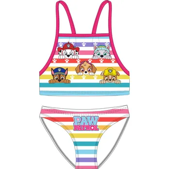 Dívčí plavky Paw Patrol - Tlapková patrola -Licence Dívčí bikiny - Paw Patrol 52442179, proužek Barva: Mix barev, Velikost: 110-116