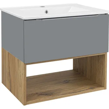 Koupelnový nábytek BPS-koupelny Koupelnová skříňka s keramickým umyvadlem Neveda G 60