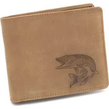 Peněženka Kožená peněženka TETRAO štika ležatá