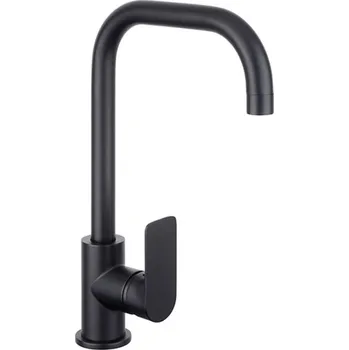 Vodovodní baterie Conmetall Meister GmbH Baterie dřezová Noir Round, stojánková, černá