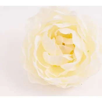 umělá květina Květ pivoňky 7 cm krémová