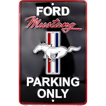 Plechová cedule Plechová cedule Ford Mustang Parking, 20cm x 30cm