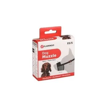 Náhubek pro psa Flamingo fixační náhubek pro psy XS 19 - 24 / 30 - 45 cm /yorkshire/ černý