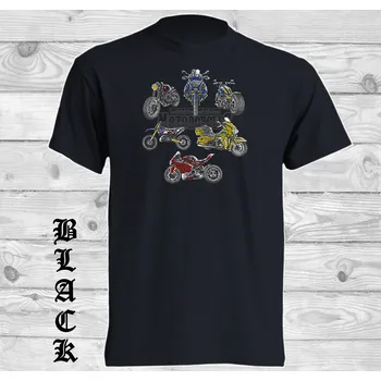 Chlapecké tričko detske-levne-bavlnene-tricko-potisk-motorky Barva: Black -černá, velikost: 164