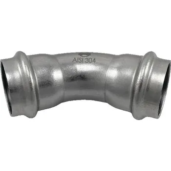 Instalatérský materiál H-LINE nerezový lisovací oblouk 45° FF, INOXPRESS 304 (nerez) - 18 H-LINE.X041