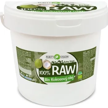 Rostlinný olej Purity Vision BIO RAW Kokosový olej 10 000 ml