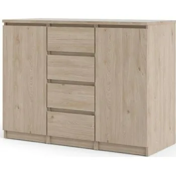 Komoda Kombinovaná komoda Simplicity 2d4s 236 - mat Černá