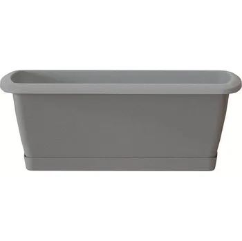 Prosperplast Truhlík s miskou RESPANA SET 39,2 cm - barva: šedý kámen