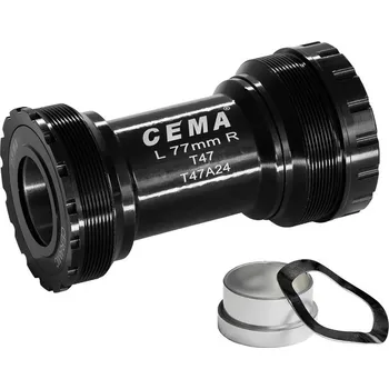 Silniční kolo CEMA bearing Středové složení T47A-asymetrický Barva: Černá, Typ kliky: SRAM GXP 24-22mm, Typ ložiska: Nerezová ocel