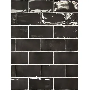 Venkovní dlažba Equipe MANACOR obklad Black 7,5x15 (0,5m2) (EQ-3)