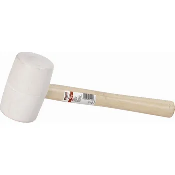 Palice Kreator KRT904005 - gumová palice bílá 700 g, dřevěná násada