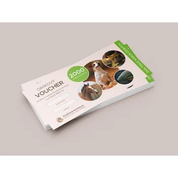 Dárkový potravinový koš Tištěný dárkový voucher 2000 Kč