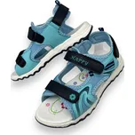 Koka Dívčí modré sandály Barva: Modrá, Velikost: 31