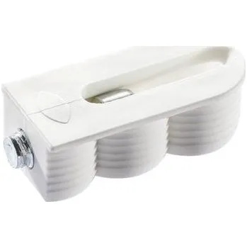 LAMELLO Cabineo 12, pro rohové spoje, poniklovaný šroub, bílý - 500ks (186320)