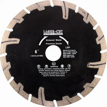 Řezný kotouč POWERPLUS L00123 - Diamantový kotouč segmentový 150 x 22,23 x 7mm LSP