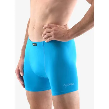 Pánské oblečení Pánské boxerky s dlouhou nohavičkou Eco Bamboo - dunaj pomnenková - 58/60