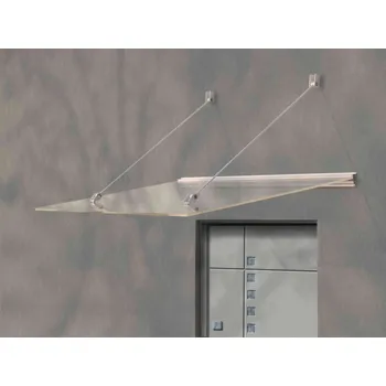 Stříška nad vchodové dveře stříška nad dveře LANITPLAST LAZUR 150/97 bílá LG694