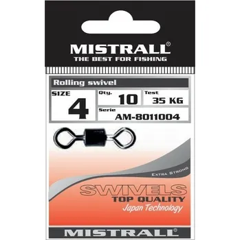 MISTRALL - Pevnostní obratlík 10ks - vel. 12, 9kg