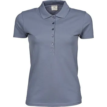 Luxusní dámská strečová polokošile Tee Jays Barva: šedá kamenová, Velikost: L TJ145