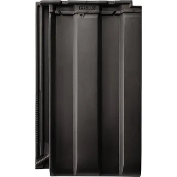 pálená krytina ERLUS SCALA® Taška základní 1/1 Anthrazit - antracitová engoba