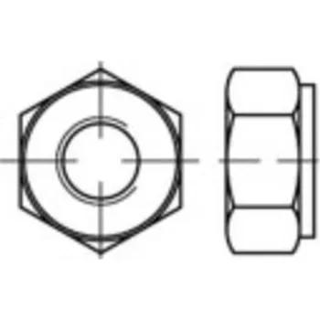 TOOLCRAFT 137619 šestihranné matice M20 DIN 2510 ocel 1 ks